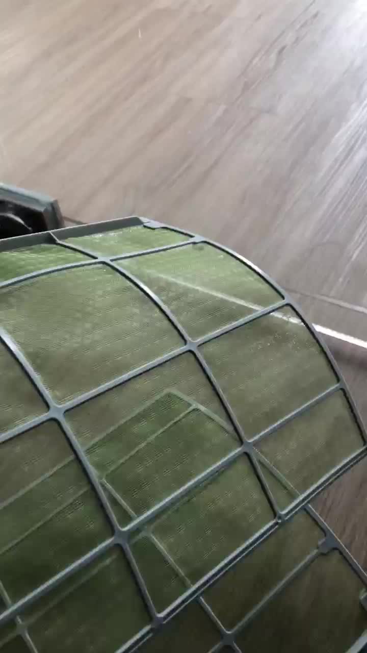 Penapis aircond selepas pembersihan